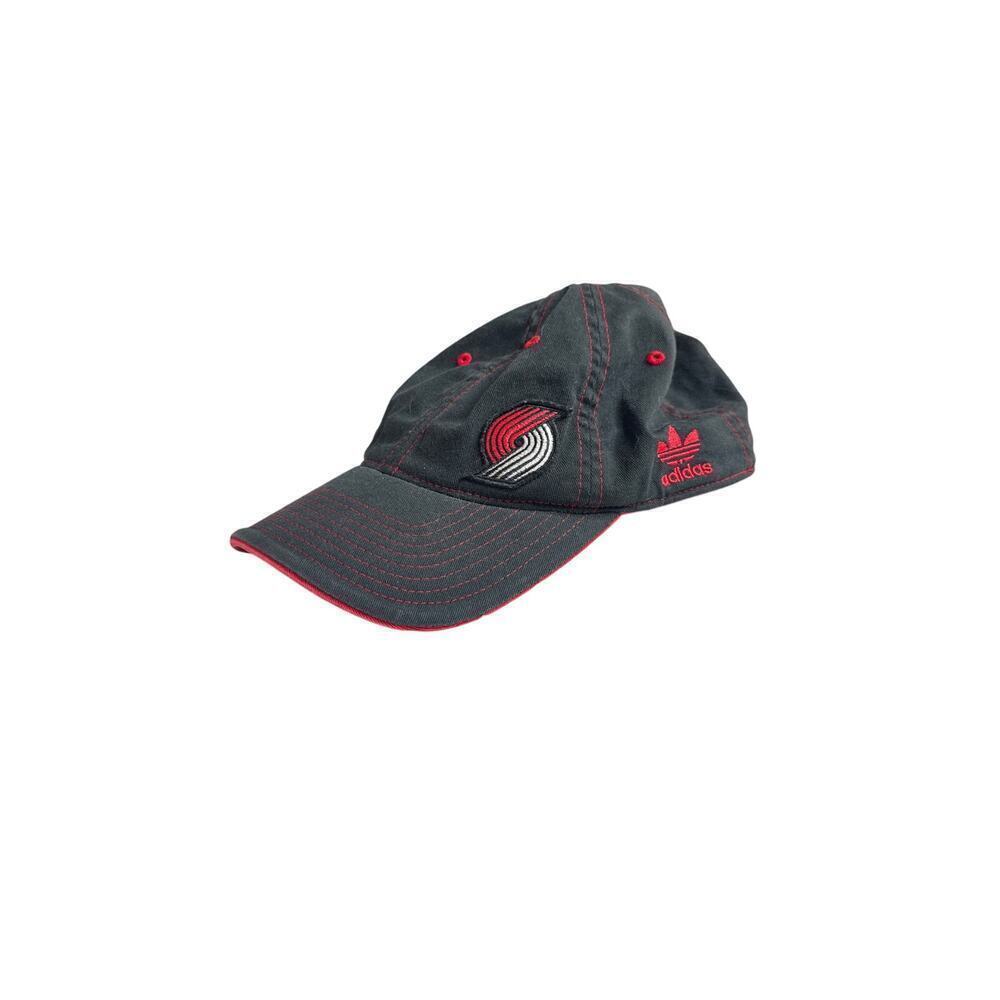 Adidas x NBA Portland Trail Blazers Flexfit Hat Black/Red One Size
